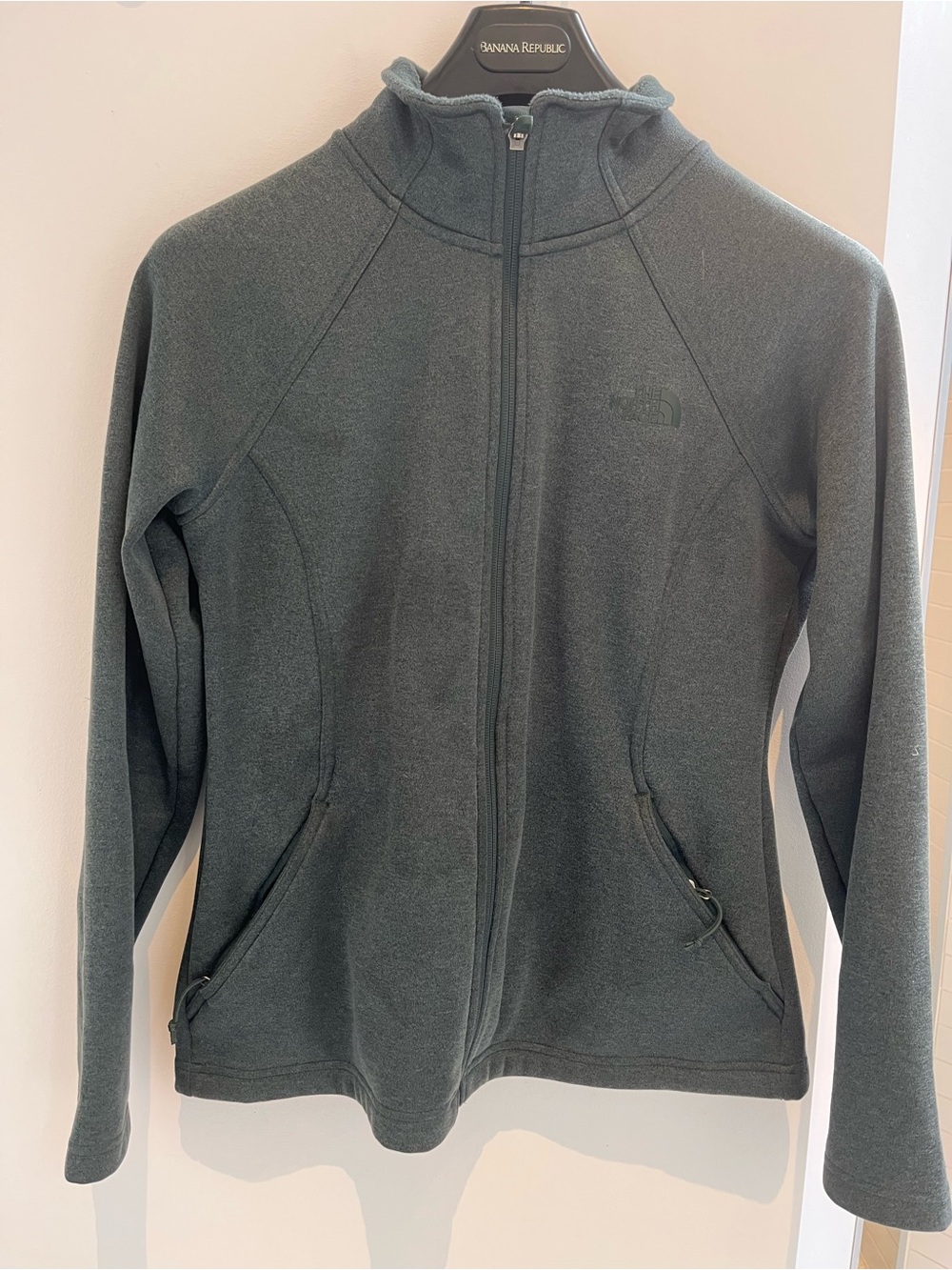 North Face Forest Green fleece zip up